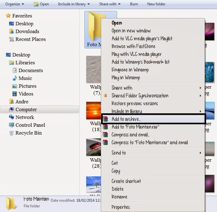 Cara mengamankan folder pribadi di komputer