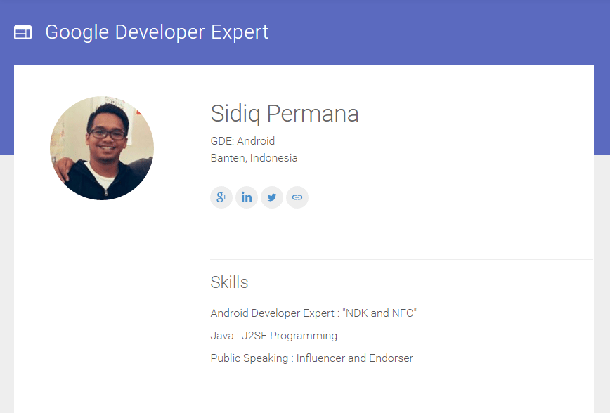 Developer Indonesia yang Berkontribusi di Google Developer Expert